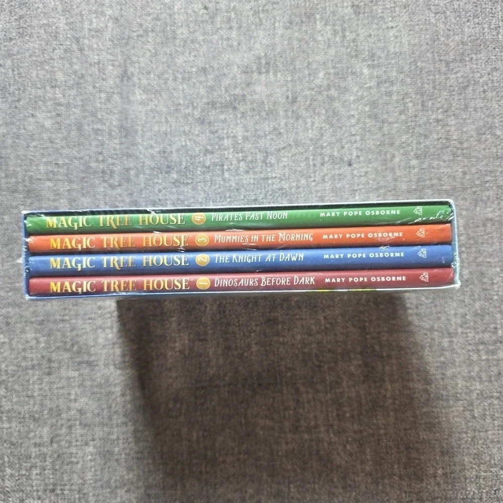 Magic Tree House 1-4 Treasury Boxed Set - by  Mary Pope Osborne